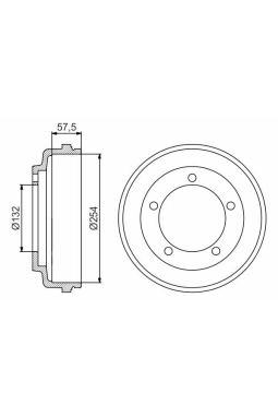 BOSCH 0986477204 | Kampana (Ad) 01-Transit 2.2Tdi | 2 Adet