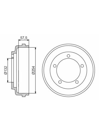 BOSCH 0986477204 | Kampana (Ad) 01-Transit 2.2Tdi | 2 Adet