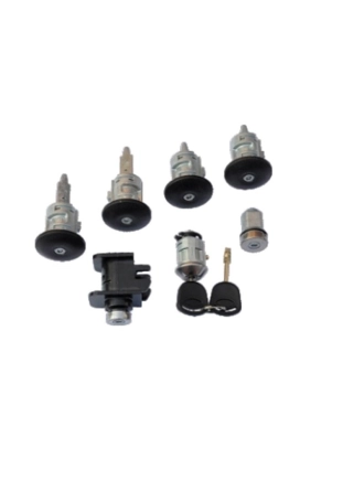 İTHAL 1C1AV22050BA | Ford V184 Transit 2001-2007 Kapı Kilit Şifre Seti Kontak Dahil 7 Parça Yan Sanayi