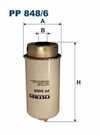 FILTRON PP848-6 | Mazot Filtresi 07-Transit 2.2-2.4Tdci