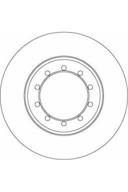 TRW DF6711 | Disk Arka (Ad) 07-15 Transit 2.4Tdci4×4 | 1 Adet