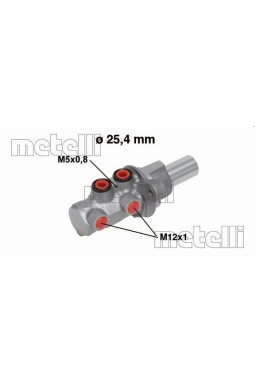 METELLI 05-0754 | Ana Merkez Alüminyum (+ ABS) (Ford Transit V347 2.2 2.4 3.2Tdci 06-14)