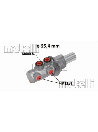 METELLI 05-0754 | Ana Merkez Alüminyum (+ ABS) (Ford Transit V347 2.2 2.4 3.2Tdci 06-14)