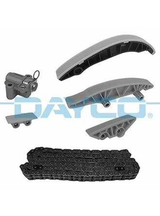 DAYCO KTC1193 | Eksantrik Zincir Seti (200 Ps Ve Conta Yok) (Zincir + Gergi Mekanizma + Demir Palet + 3 Adet Klavuz Palet) Ford: Transit V347 3.2 200Ps 06 -