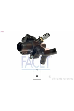 FACET 7.7948 | Termostat Gövdesi Komple V347 V348 Tt9 2.2 155Ps 11-14 Yeni Transit V363 Ttg 14-(Arkadan Cekıs)