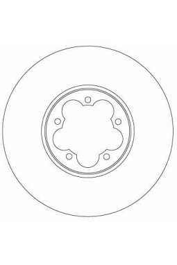 TRW DF6921S | Fren Disk Ön Hava Kanallı 308-5 Çift Teker (Ford Transit V363 14 -) | 1 Adet