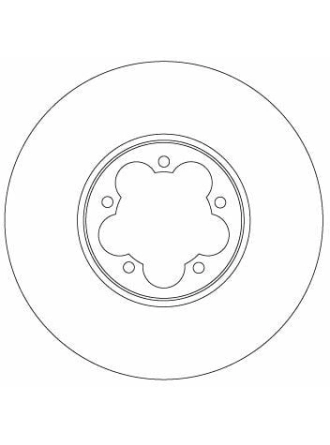 TRW DF6921S | Fren Disk Ön Hava Kanallı 308-5 Çift Teker (Ford Transit V363 14 -) | 1 Adet