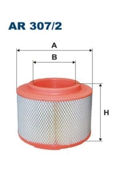 FILTRON AR307-2 | Hava Filtresi 06-Hilux-Ranger 2.5-3.0 D-4D