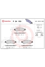 BREMBO P24153 | Ford Ranger Ön Fren Balata Takımı 2011-2020 Model Arası