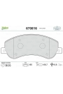 VALEO 670816 | Fren Balata Ön 07-Transit 2.2-2.4 TDCI V347 Ar.Cek