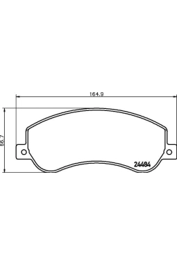 HELLA PAGİD 8DB355015-401 | Fren Balatası VW Amarok (2Ha, 2Hb, S1b, S6b, S7a, S7b) , Amarok Platform / Chassis (S1b)