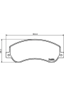 HELLA PAGİD 8DB355015-401 | Fren Balatası VW Amarok (2Ha, 2Hb, S1b, S6b, S7a, S7b) , Amarok Platform / Chassis (S1b)