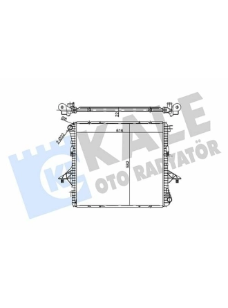 KALE 358690 | Radyatör 11-Amarok 2.0 TDI + Ms