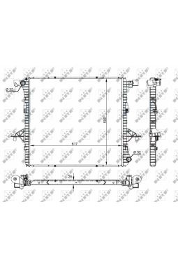 NRF 59145 | Motor Su Radyatörü Amarok 10-2.0 TDI Cnfb Cdca Csha