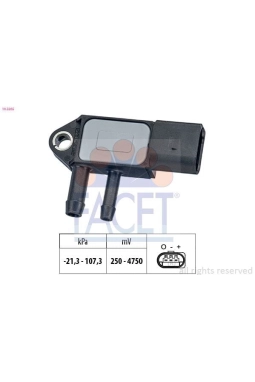 FACET 10.3265 | Fark Basınç Sensörü Parııkul Filtresi Aktif Karbon Caddy Golf VI VII Jetta Polo A1 A3 A4 A6 Ibiza