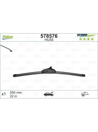 VALEO 578576 | Silgi Süpürgesi Tek 55Cm Klasık Multı-Clıp Muz First