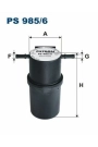 FILTRON PS985-6 | Mazot Filtresi 11-Crafter 2.0Tdi