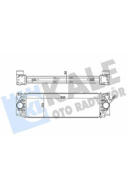 KALE 342800 | Turbo Radyatörü (VW Crafter 2.5 TDI 06 -) (Mercedes W906 Spr)