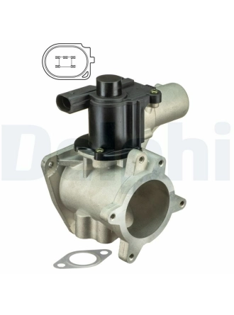 DELPHI EG10446-12B1 | EGR Valfi 06-Crafter-T5 2.5Tdi Elektrikli
