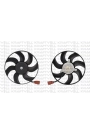 KRAFTVOLL 08120025 | Fan Motoru (Küçük Olan 200W 296mm) Passat 06-15