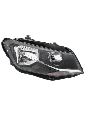 İTHAL 2K1941016B | Volkswagen Caddy 2015 Sonrası Sağ Far Siyah Zemin Wisco Marka