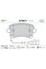 VALEO 670671 | Fren Balata Arka 03-Tprt.T-5 + Fs