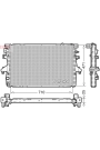DENSO DRM32039 | Su Radyatörü Brazing (VW Transporter 03-10) Axb O.E.
