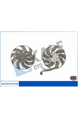 KALE 417100 | Fan Motoru 03-10 T.Porter.T5-Multıvan 1.9Tdi-2.5Tdi