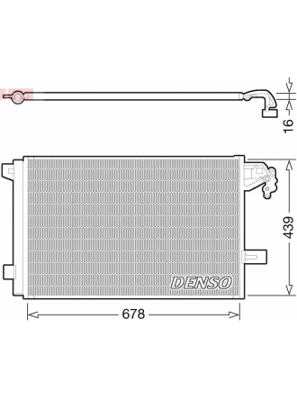 DENSO DCN32063 | VW T6 Klima Radyatörü 7E0820411d