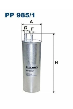 FILTRON PP985-1 | Mazot Filtresi 08-T.Porter T5 2.5Tdi