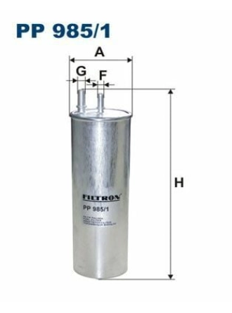 FILTRON PP985-1 | Mazot Filtresi 08-T.Porter T5 2.5Tdi