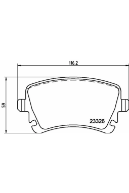 HELLA PAGİD 8DB355011-531 | Fren Balatası VW Multıvan V (7Hm, 7Hn, 7Hf, 7Ef, 7Em, 7En) , Multıvan VI (Sgf, Sgm, Sgn) , Transporter