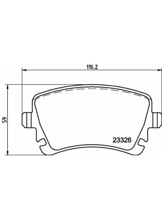HELLA PAGİD 8DB355011-531 | Fren Balatası VW Multıvan V (7Hm, 7Hn, 7Hf, 7Ef, 7Em, 7En) , Multıvan VI (Sgf, Sgm, Sgn) , Transporter