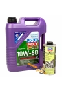 LIQUI MOLY 10W-60 Motor Yağı Synthoil Race Tech GT1 5 Litre (8909) + Molygen Motor Protect 500 ml ( 1015 ) Performance Kiti