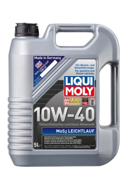 LIQUI MOLY 10W40 Motor Yağı Kısmi Sentetik MoS2 li LEICHTLAUF 5 Litre (2184)