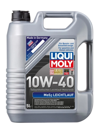 LIQUI MOLY 10W40 Motor Yağı Kısmi Sentetik MoS2 li LEICHTLAUF 5 Litre (2184)