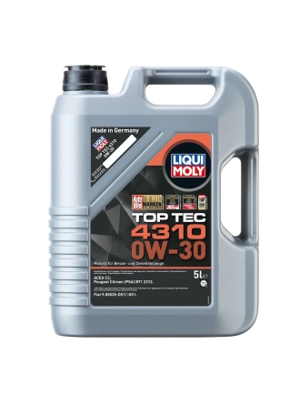 LIQUI MOLY 2362 | Top Tec 4310 0W-30 Motor Yağı 5 Litre (2362)