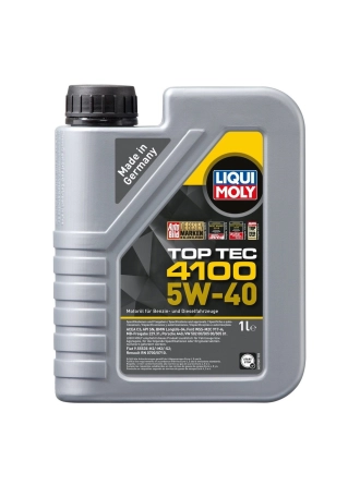 LIQUI MOLY 9510 | Top Tec 4100 5W-40 Motor Yağı 1 Litre (9510)