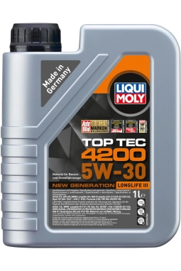 LIQUI MOLY 8972 | 5W-30 Motor Yağı Tam Sentetik Top Tec 4200 1 Litre (8972)