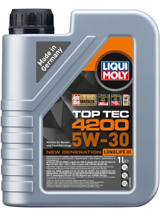 LIQUI MOLY 8972 | 5W-30 Motor Yağı Tam Sentetik Top Tec 4200 1 Litre (8972)
