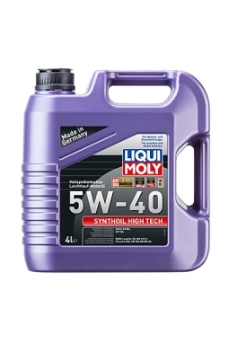 LIQUI MOLY 5W40 Synthoil High Tech Tam Sentetik Motor Yağı 4 Litre (2194)