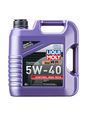 LIQUI MOLY 5W40 Synthoil High Tech Tam Sentetik Motor Yağı 4 Litre (2194)
