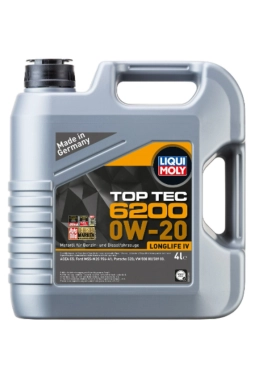 LIQUI MOLY 0W20 Motor Yağı Top Tec 6200 4 Litre (20788)