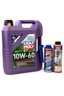 Liqui Moly Benzinli Performance Set / Synthoil Race Tech Gt1 10W60 5 Litre / Speed Tec Performans Arttırıcı Benzin Katkısı 250 ml / Ceratec 300 Ml
