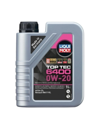 LIQUI MOLY Top Tec 6400 0W20 Motor Yağı 1 Litre (21584)