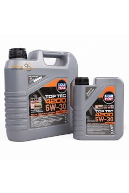LIQUI MOLY 5W-30 Motor Yağı Tam Sentetik Top Tec 4200 5 Litre (3715 - 8972)