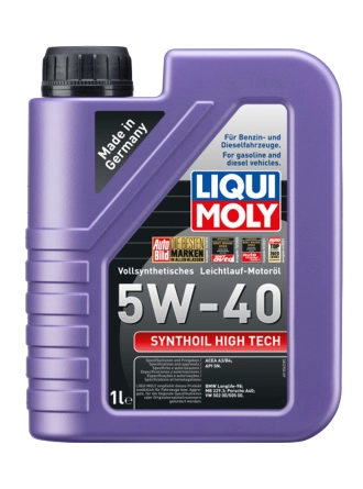 LIQUI MOLY 5W40 Synthoil High Tech Tam Sentetik Motor Yağı 1 Litre (1855)