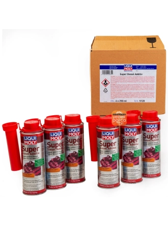 LIQUI MOLY 5120 | Süper Dizel Yakıt Katkısı Enjektör Ve Yanma Odası Temizleyici 250 ML () 6 Lı Paket