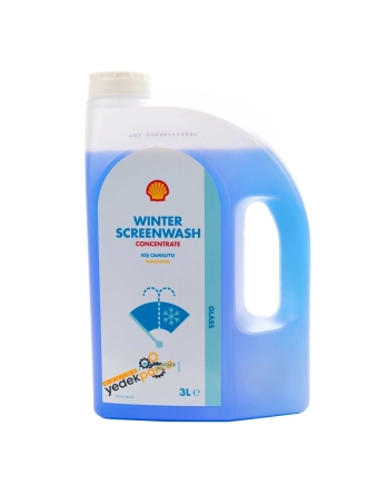 SHELL CAMSUYU3LİTRE | Winter Screenwash Concentrate 3 Litre (Kışlık Cam Suyu)