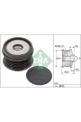 INA 535033410 | Alternatör (6 Kanal) Kasnağı Rulmanlı Doblo Fiorino Idea Linea Palio Punto Albea Astra G Astra H Comb